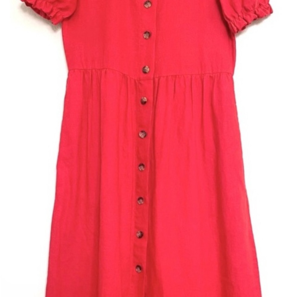 Aritzia wilfred soft linen midid dress